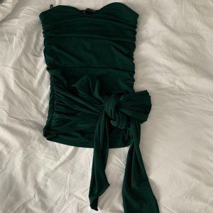 Express Ruched Tank with Side Bow